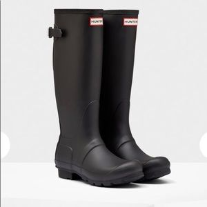 Hunter Original Tall Back Adjustable Rain Boots